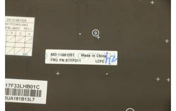 Lenovo 01YP311 NB_KYB FRU COMO FL,CHY,KB-BL,BK,KR