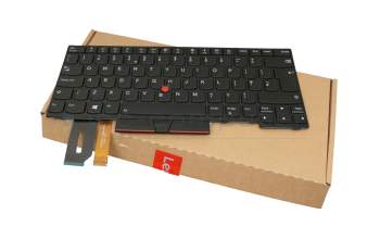 01YP388 Original Lenovo Tastatur UK (englisch) schwarz mit Backlight und Mouse-Stick