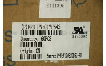 Lenovo 01YP542 Interne Tastatur, Russisch, Schwarz, Hintergrundbeleuchtung