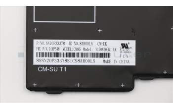 Lenovo 01YP548 NB_KYB FRU COMO FL,SRX,KB-BL,BK,GB