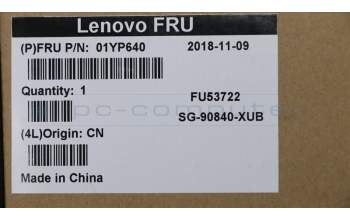 Lenovo NB_KYB FRU COMO NM,LTN,KB,BK,US für Lenovo ThinkPad L580 (20LW/20LX)