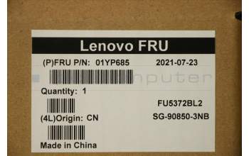 Lenovo 01YP685 Interne Tastatur, Arabisch, Hintergrundbeleuchtung, Schwarz, mit Ziffernblock