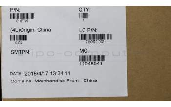 Lenovo 01YP745 NB_KYB FRU COMO NM,PMX,KB,BK,SE