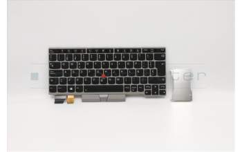 Lenovo 01YP930 Interne Tastatur, Spanisch, Silber, Hintergrundbeleuchtung
