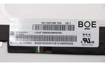 Lenovo 01YR205 DISPLAY BOE 15.6 FHD IPS AG On-cell