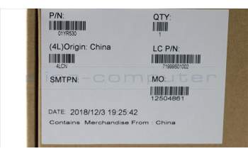 Lenovo 01YR530 MECH_ASM GRP_KBD_Bzl_ARA,FPR,BK,CHY