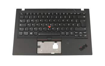 01YR542 Original Lenovo Tastatur inkl. Topcase DE (deutsch) schwarz/schwarz mit Backlight und Mouse-Stick