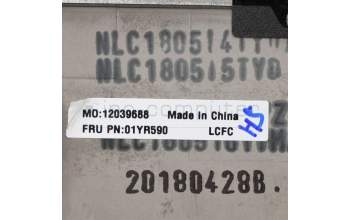 Lenovo 01YR590 MECH_ASM GRP_KBD_Bzl_PT,FPR,BK,SUN