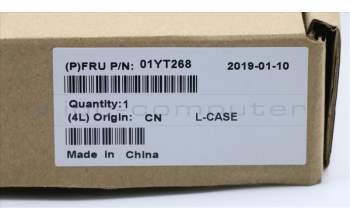 Lenovo 01YT268 COVER BaseCov rib,BK,w/scr hook rubber