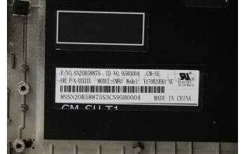 Lenovo 01YU827 Tast. + Blen. BGR, NRD, ohne Fingerabdrucksensor, SRX