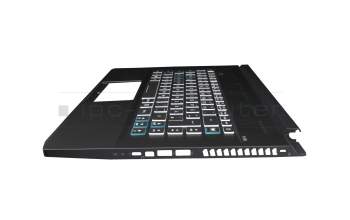 025.901I1.0001 Original Acer Tastatur inkl. Topcase DE (deutsch) schwarz/transparent/schwarz mit Backlight