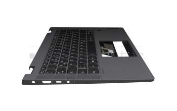 025.901N3.0001 Original Lenovo Tastatur inkl. Topcase DE (deutsch) grau/grau mit Backlight
