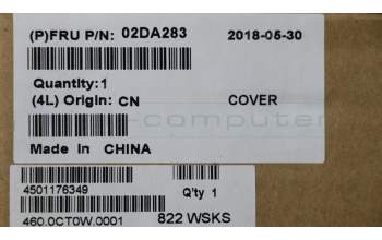 Lenovo 02DA283 COVER FRU LCD Strip cover,YGL380,SR
