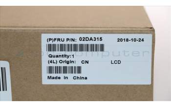 Lenovo 02DA315 Lenovo LCD Module,13.3\",FHD,Touch,Anti-Glare,IPS,300nit