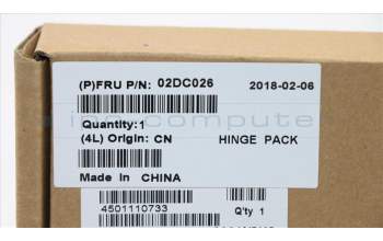 Lenovo 02DC026 Scharnier FRU Leia clamshell Scharnier