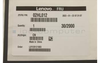 Lenovo 02HL012 MECH_ASM LCD RGB Bezel Sheet
