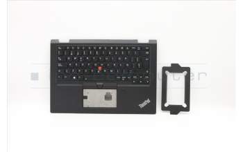 Lenovo 02HL514 C-Abdeckung mit Tastatur, Spanisch, Schwarz