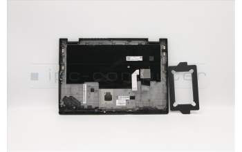 Lenovo 02HL517 C-Abdeckung mit Tastatur, Französisch, Schwarz, Hintergrundbeleuchtung