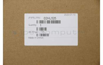 Lenovo 02HL525 C-Cover with keyboard, Hebrew, Black, Backlight, US