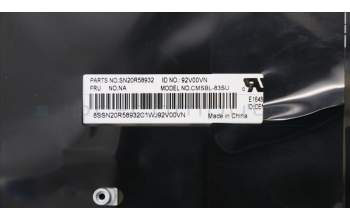 Lenovo 02HL532 C-Cover with keyboard,Russian,Black,WWAN