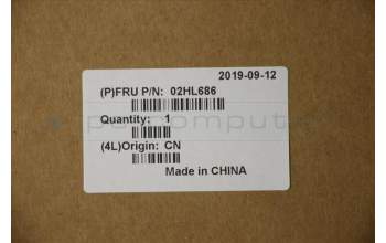 Lenovo 02HL686 MECH_ASM WL CCover+UK ASM,BK<CHY>