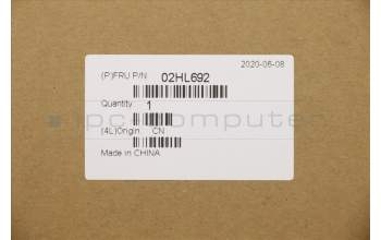 Lenovo 02HL692 C-Abdeckung mit Tastatur, Bulgarisch, Schwarz, Hintergrundbeleuchtung