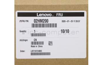 Lenovo 02HM200 MECH_ASM Ccov,058 FRA,BLKBD,BK,LTN