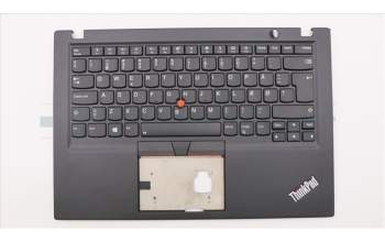 Lenovo 02HM207 C-Cover with keyboard,Danish,Black,Backlight