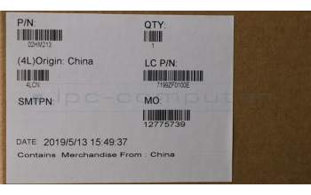 Lenovo 02HM213 MECH_ASM Ccov,GER,BLKBD,BK,LTN