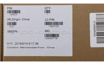 LENOVO 02HM278 Thinkpad Keyboard T490s CZ/SLK - FPR - BL