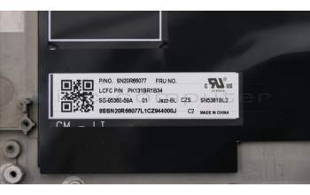 LENOVO 02HM278 Thinkpad Keyboard T490s CZ/SLK - FPR - BL