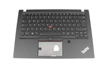 02HM321 Original Lenovo Tastatur inkl. Topcase DE (deutsch) schwarz/schwarz mit Backlight und Mouse-Stick