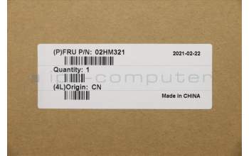 Lenovo 02HM321 MECH_ASM Ccov,GER,BLKBD,FPR,BK,SRX