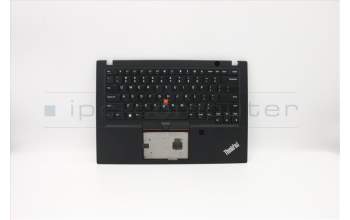 Lenovo 02HM424 MECH_ASM Ccov,ENG,NBLKBD,FPR,BK,LTN