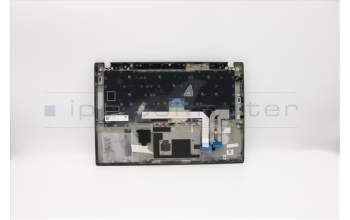 Lenovo 02HM424 MECH_ASM Ccov,ENG,NBLKBD,FPR,BK,LTN