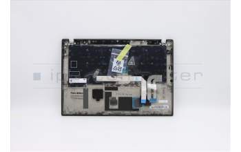 Lenovo 02HM440 C-Abdeckung mit Tastatur, Skandinavien, Schwarz, Nicht_beleuchtet, Fingerabdruck