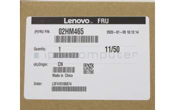 Lenovo 02HM465 MECH_ASM Ccov,GER,NBLKBD,FPR,BK,SRX