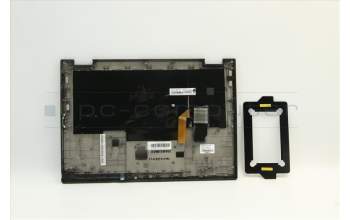 Lenovo 02HM714 C-Abdeckung mit Tastatur, Skandinavien, Schwarz, Hintergrundbeleuchtung