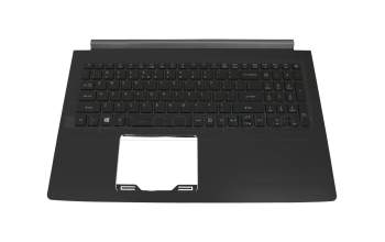 03100017KC01 Original Acer Tastatur inkl. Topcase US (englisch) schwarz/schwarz mit Backlight