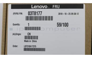 Lenovo CABLE Second Serial Port Cable 250mm für Lenovo ThinkStation P410