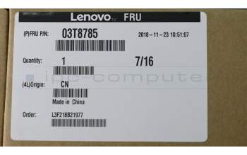 Lenovo 03T8785 FRU, Top SATA/SAS Signal and Power Cable