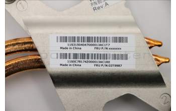 Lenovo 03T9987 FRU I 65W 1150 CPU Thermal m