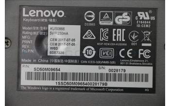 Lenovo 03X7320 KB MICE_BO SmartCard KB-US Euro