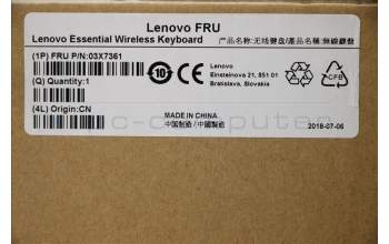 Lenovo 03X7361 KB MICE_BO FRU Essential Keyboard