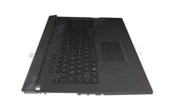 04062-00120200 Original Asus Tastatur inkl. Topcase DE (deutsch) schwarz/schwarz mit Backlight