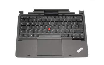 04X0635 Original Lenovo Tastatur inkl. Topcase DE (deutsch) schwarz/schwarz mit Mouse-Stick