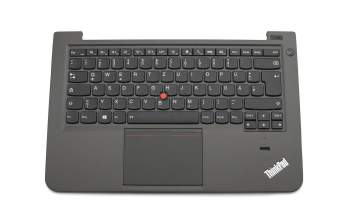 04X1004 Original Lenovo Tastatur inkl. Topcase DE (deutsch) schwarz/grau mit Mouse-Stick