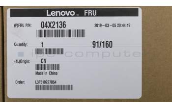 Lenovo 04X2136 Lüfter Front System Lüfter for Zidane