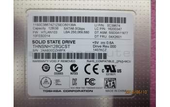 Lenovo 04X2601 SSD_ASM 128G 2.5 7mm SATA6G TO