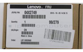 Lenovo 04X2749 CABLE Fru, 780mm M.2 front Antenne